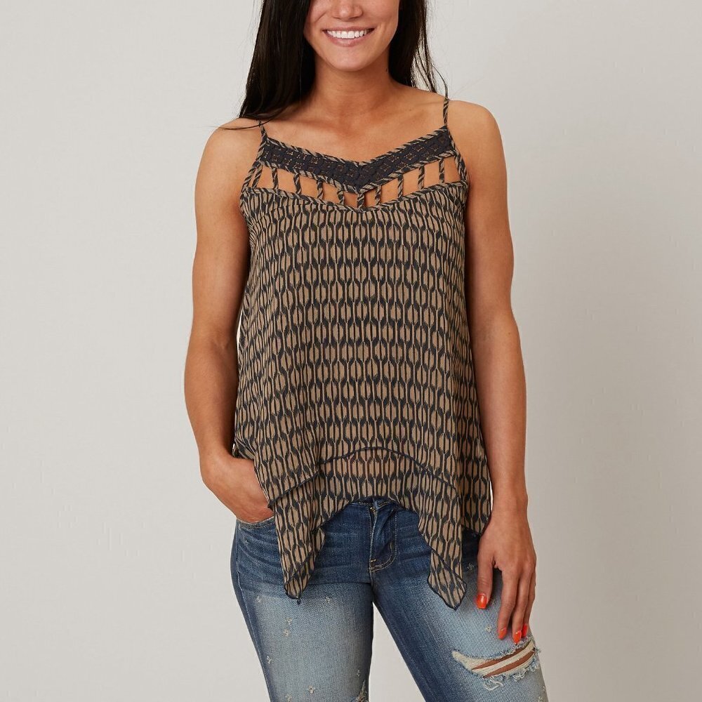 COCO + JAIMESON Chiffon Tank Top NWT